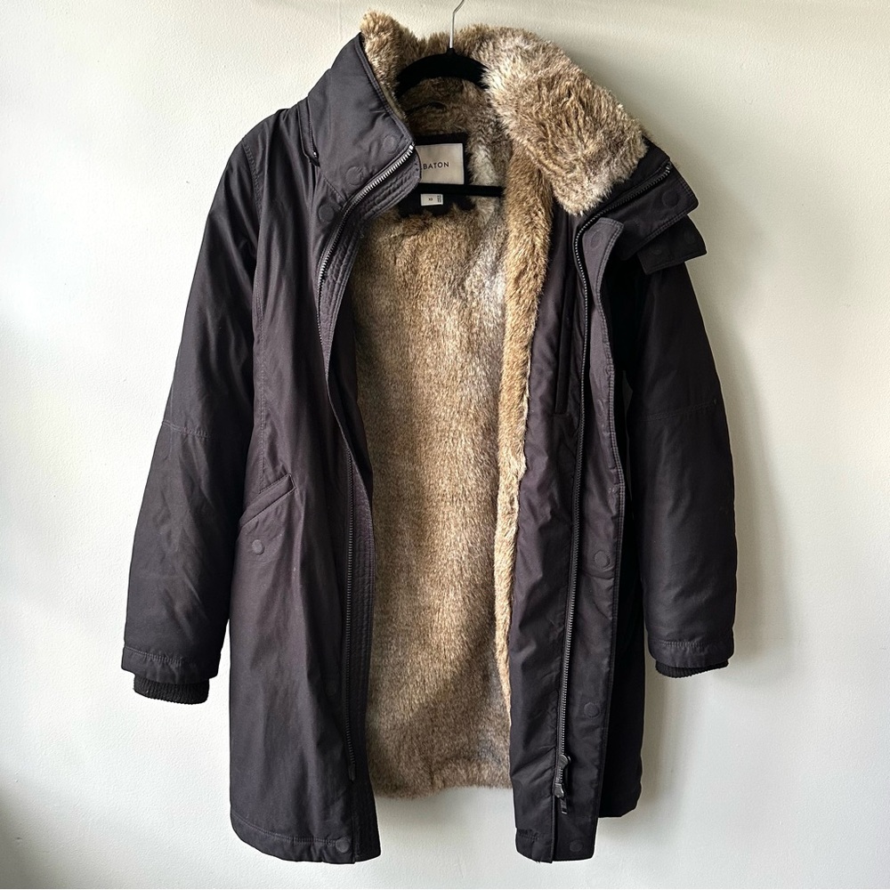 Babaton Black Oskar Parka - XS